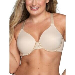 Vanity Fair Women's Underwire Bra 40B Beige Full Figure Smoothing 4 Way Stretch